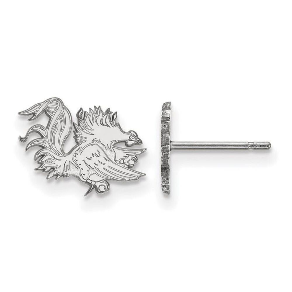 Sterling Silver U of South Carolina XS (Tiny) Mascot Post Earrings